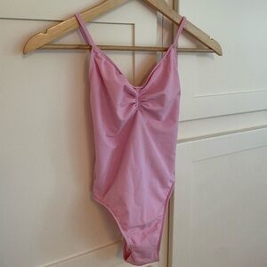 Bullet Pointe Leotard Pinch Front Pink S